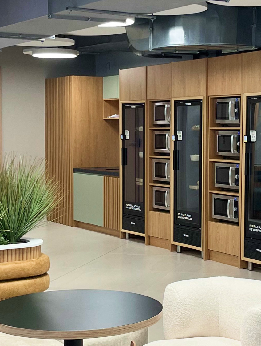 Le mini-market : snack, boissons, food