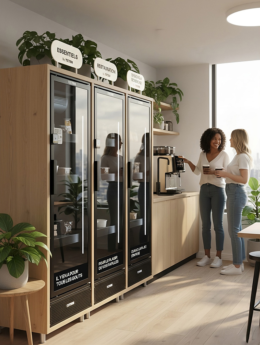 Une offre food court avec +450 recettes